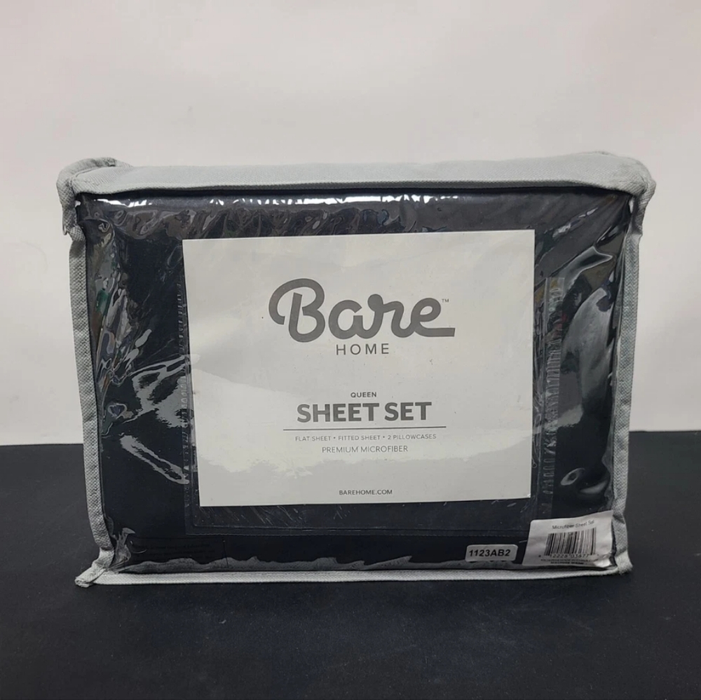 Bare Home Queen Sheet Set Premium Microfiber Queen Bed Sheets New